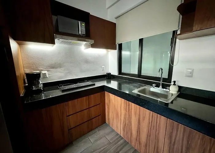 Estudio Cerca De La Playa Y Alberca Vista Al Mar Apartment *