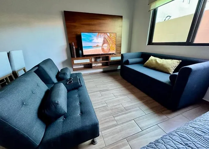 Estudio Cerca De La Playa Y Alberca Vista Al Mar * Playa del Carmen