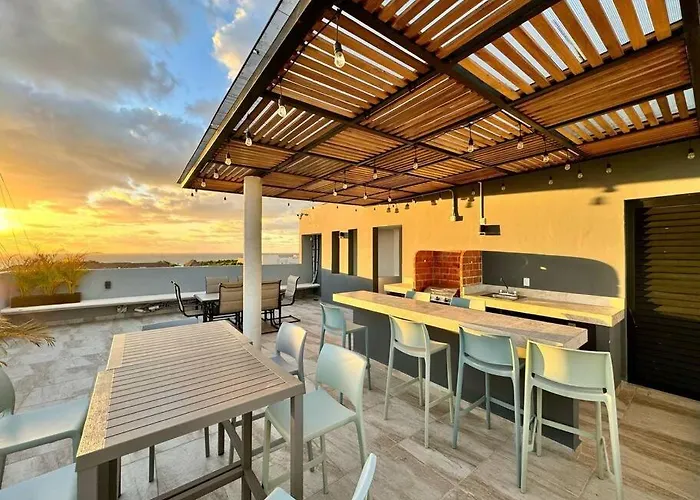 Estudio Cerca De La Playa Y Alberca Vista Al Mar *